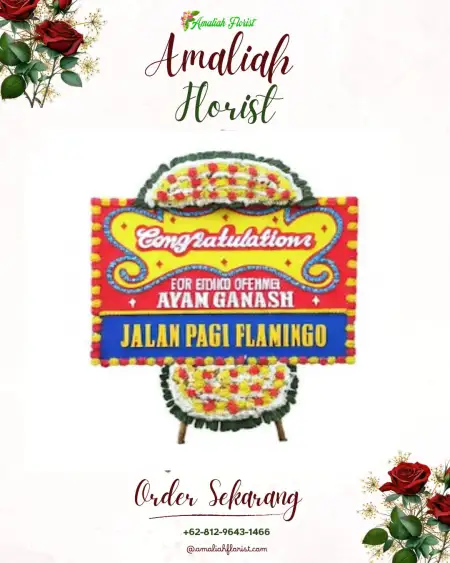 Sewa Papan Bunga Lantan